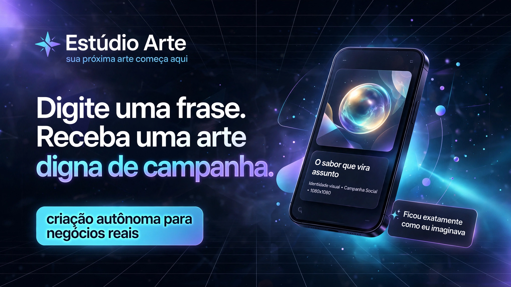 Estúdio Arte — Crie artes Profissionais sem dor de cabeça